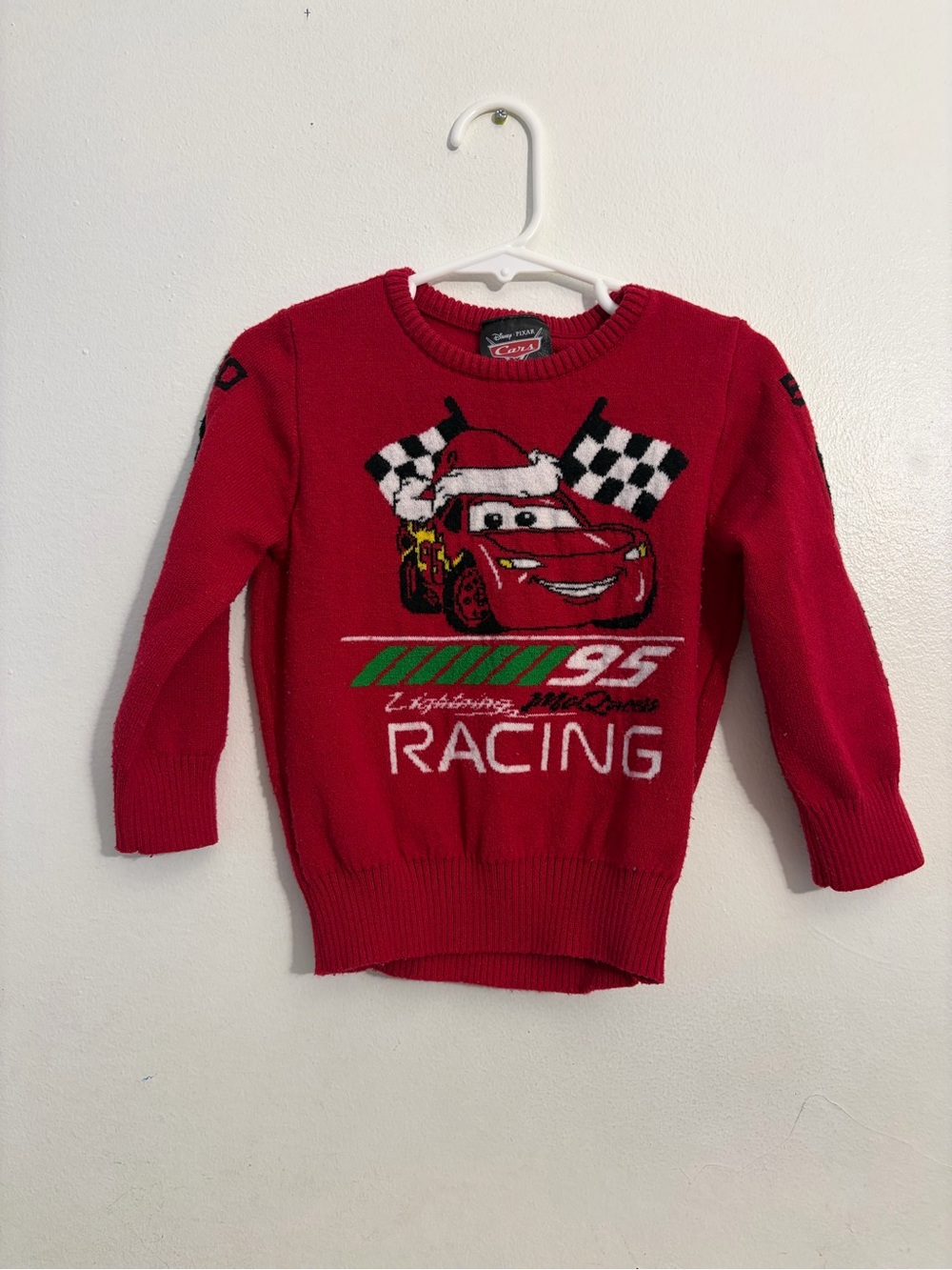 Disney Red Lightning McQueen Racing Sweater